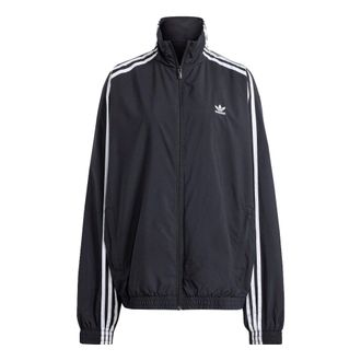 adidas Original Adilenium Oversize Track Top Asia Sizing Black Whtie IV9339