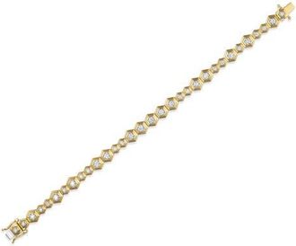 Sara Weinstock Honeycomb Diamond Bracelet in Yellow at Nordstrom, Size 6.5