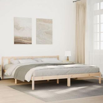 vidaXL vidaXL Letto Extra Lungo senza Materasso 200x220 cm in Legno di Pino