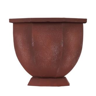 Foreside Home And Garden Vennie Rusted Urn Planter in Red at Nordstrom