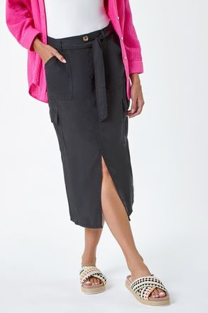 Roman Pocket Detail Cargo Skirt