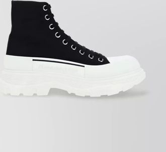 Alexander McQueen canvas high-top sneakers