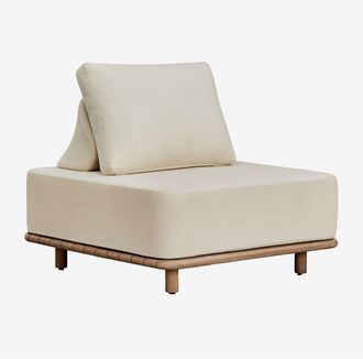 Sklum Sillón en acacia Portet SKLUM