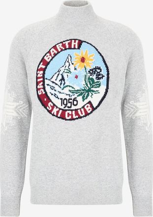 MC2 Saint Barth Feinstrick-Pullover mit geripptem Rundhals