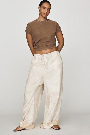 Pilcro Hanna Linen Blend Wide Leg Pants