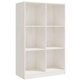 vidaXL Vidaxl - Estanter&iacute;a De Madera Maciza De Pino Blanca 70x33x110 Cm
