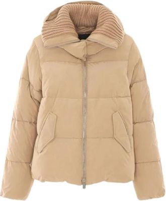 Pinko Pinko - Jassen - Dames - Winterjassen - Beige - S - Jassen