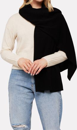 Brodie Evie Scarf In Black Lurex