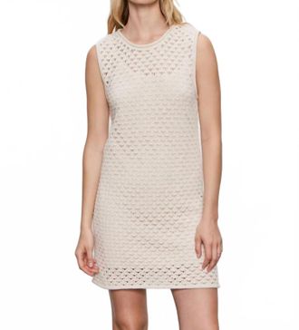Sanctuary Crochet Dress In Eco Natural