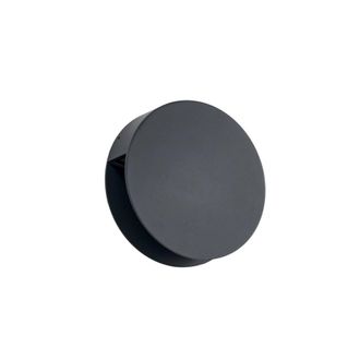 Lucande L&aacute;mpara de pared exterior de aluminio negro
