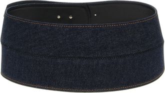 Sportmax Denim Maxi Belt - Navy