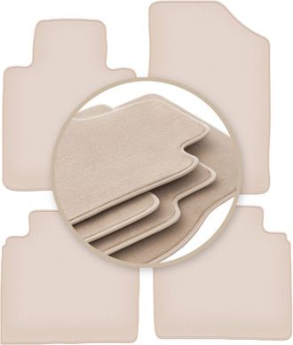 OEM Alfombrillas Premium Beige Para: Kia Optima Iv Sw Familiar 2015