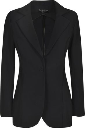 La Petite Robe Di Chiara Boni Jacket - Dames - Blazers - Zwart - L - Jassen