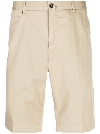 Pantaloni Torino Bermuda con pieghe - Marrone
