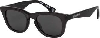 Burberry Square Zonnebril - unisex - Zonnebrillen - Zwart - 46 MM - Accessoires