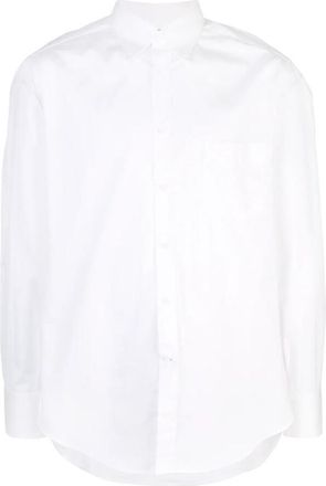 Brunello Cucinelli White Cotton Button-Up Shirt, Size X-Small