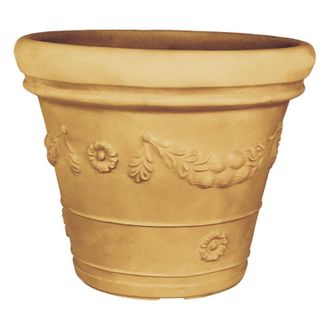 Monacis Jarr&oacute;n Decorativo Cl&aacute;sico Tradicional De &Oslash;60 Cm Y &Oslash;50 Cm De Di&aacute;metro, En Pol&iacute;mero Impruneta Resistente, Ideal Para Plantas En Jardines Y Terrazas