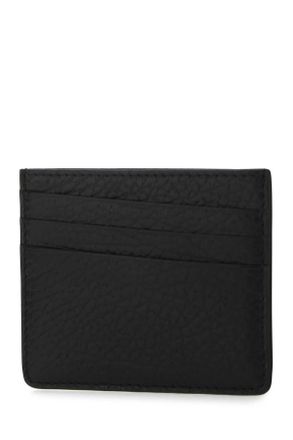 Maison Margiela Leather Card Holder Card Case - Black