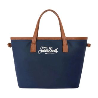 MC2 Saint Barth City Bag Mini Nylon - unisex - Tassen - Blauw - Maat: ONE Size Nylon