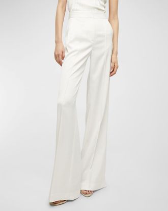 Veronica Beard Edia Wide-Leg Pants
