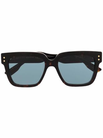 Gucci square-frame sunglasses - men - Acetate - 54 - Brown