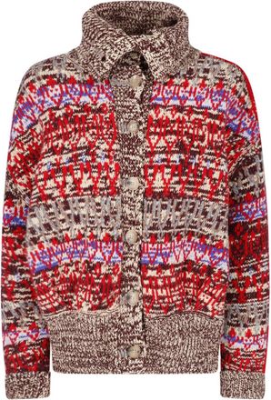 Dries Van Noten Cardigan In Lana E Cashmere Jacquard