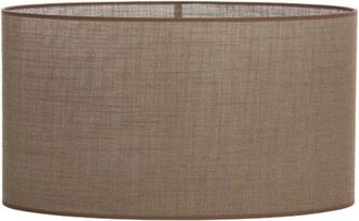 Light & Living Pantalla De L&aacute;mpara - Caden - Marr&oacute;n - Textil - - Light&living