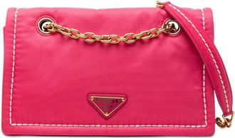 Prada Pre-owned Prada Tessuto Chain Flap Crossbody Ladies K7WYB6ROODA1RJYG