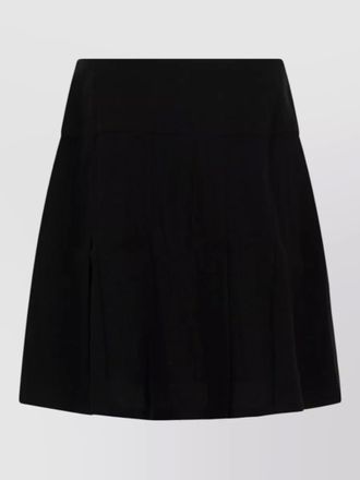 Our Legacy linen pleated mini skirt
