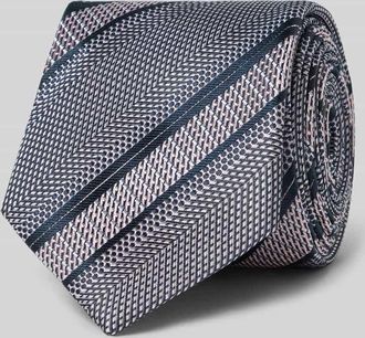 Willen Krawattenfabrik Krawatte aus Seide im Allover-Look (7,5 cm) in Rose, Gr&ouml;&szlig;e 1