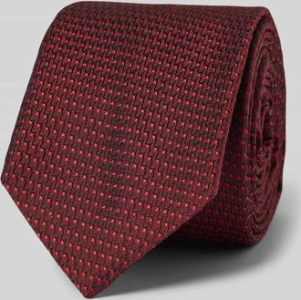 HUGO BOSS Krawatte aus reiner Seide in Rot, Gr&ouml;&szlig;e 1