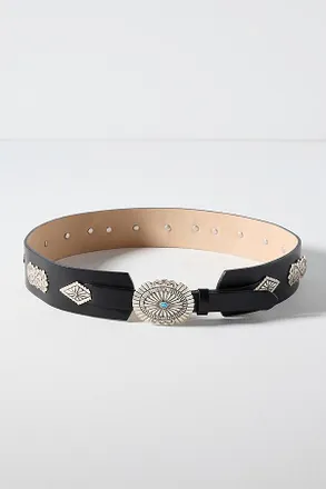 Streets Ahead Concho Studded Western Waist Belt