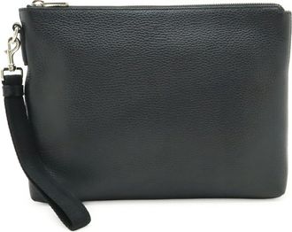 Gucci Black Leather Clutch Bag (Pre-Owned)