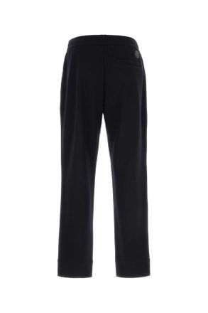 Moncler Mens Midnight Blue Cotton Blend Joggers 779 Exterior: Nylon Pantaloni
