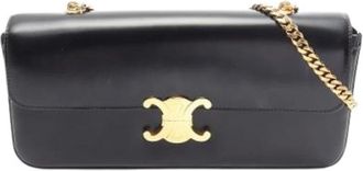 Celine Pre-owned Vintage Schoudertas - Dames - Vintage Schoudertas - Zwart - ONE Size - Leer - Vintage