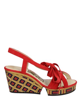 Ferragamo Avanguardie Archive Limited Edition 1940s Wedges