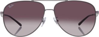Ray-Ban Ray Ban Grey Gradient Pilot Unisex Sunglasses RB3712D 004/8G 62