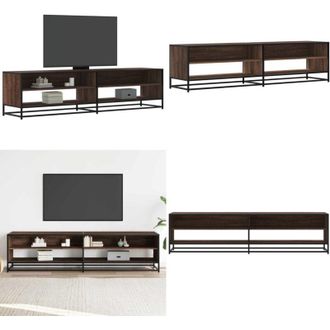 vidaXL Mobile Porta TV Rovere Marrone 180,5x40x46 cm in Truciolato - TV Stand - Mobile Porta TV