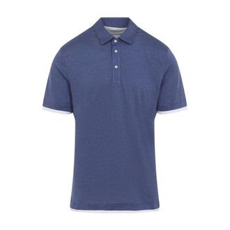 Brunello Cucinelli Uomo, Top, Blu, L, new