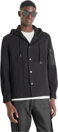 Antony Morato Hoodie Shirt - Heren - Vesten met rits - Zwart - S - Hoodies & sweatvesten
