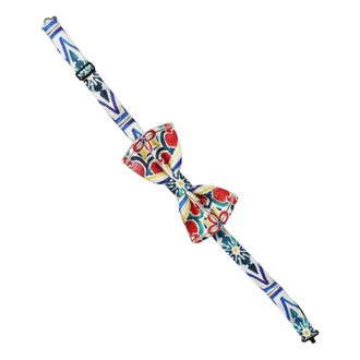 Dolce & Gabbana Accessoires, Heren, Veelkleurig, ONE Size, Majolica Papillon Strik