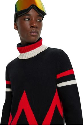 HUGO BOSS Mens Turtle Neck Long Sleeve Sweater in Black - Size X-Large