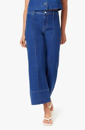 Habitual Denver Wide Leg Crop Jeans in Cornflower Blue at Nordstrom, Size 28