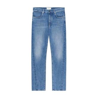 Givenchy Jeans, Heren, Blauw, W31, Katoen, Couture Seam Straight Fit Shadow Washed Jeans