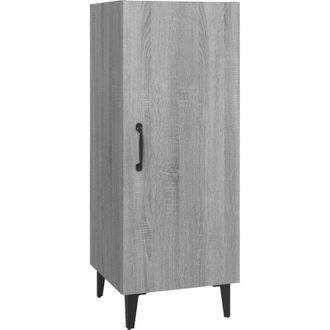 vidaXL Vidaxl - Aparador de madera contrachapada gris Sonoma 34,5x34x90 cm
