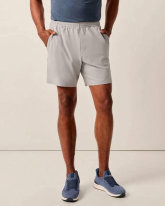 Johnnie-O Rocke Performance Shorts In Seal