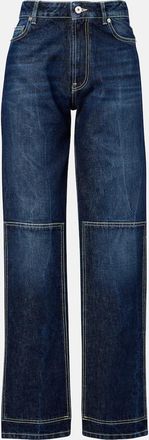 Jean Paul Gaultier Cutout high-rise wide-leg jeans