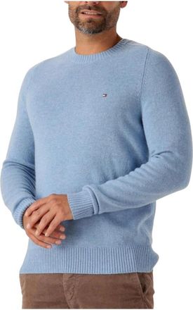 Tommy Hilfiger Truien & Vesten, Heren, Blauw, 2Xl, Wol, Lambswool Crew Neck