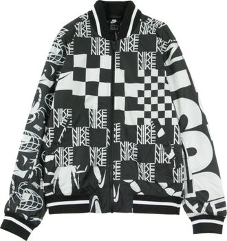 Nike Scorpion Sail Bomberjack - Heren - Sportshirts - Grijs - M - Polyester - Fitness