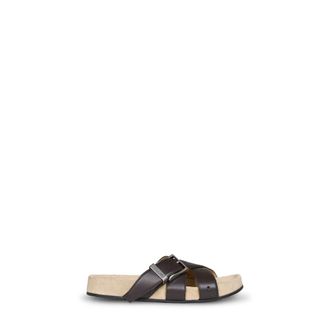 Balenciaga Sliders, male, Blue, Size: 10 US Sandals
